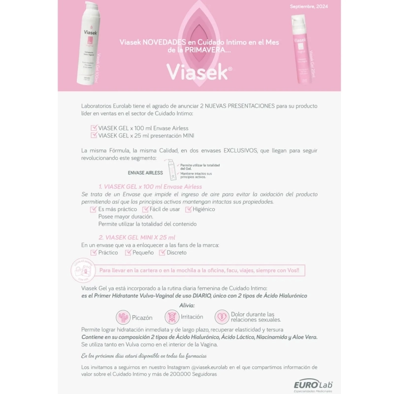 VIASEK GEL VAGI AIRLESS25